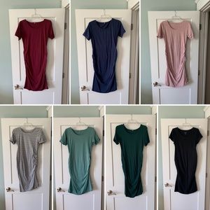 Lot of 7 maternity dresses
